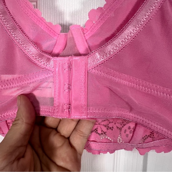 Jessica Simpson Coquette Elegant Pink Lace Bralette 38C - Picture 7 of 10